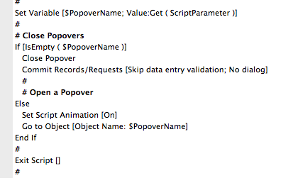popover script