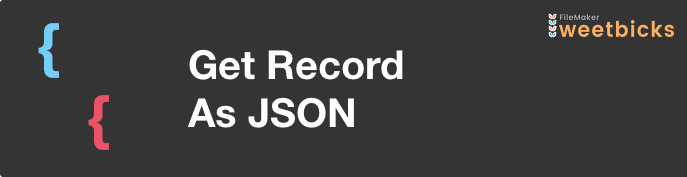 get record as json teaser