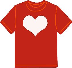 tshirt red clothes clothing fashion shirt heart