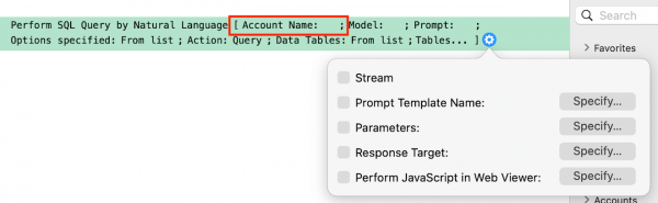 script step acc name